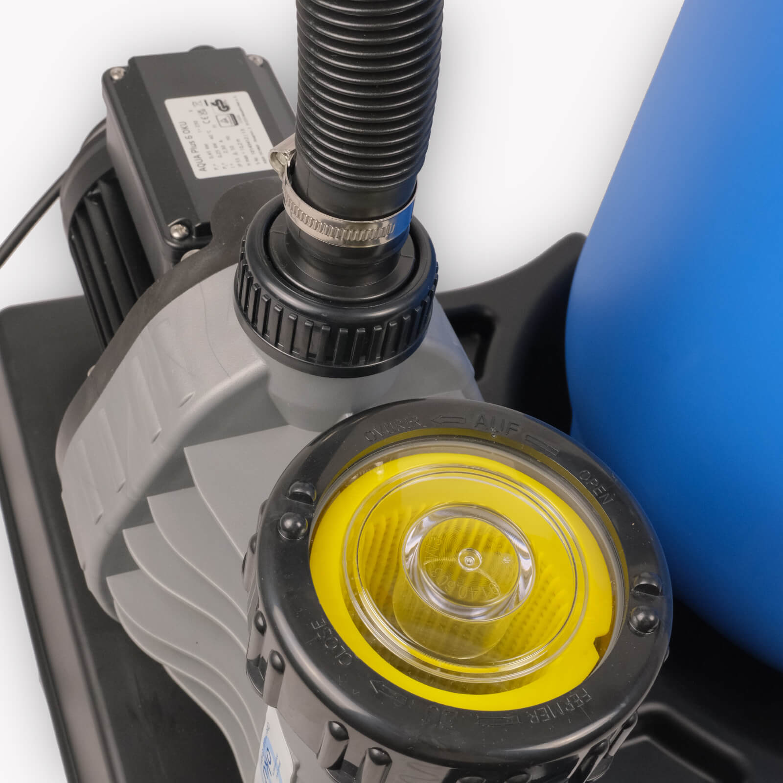 Pumpe mit Vorfilter