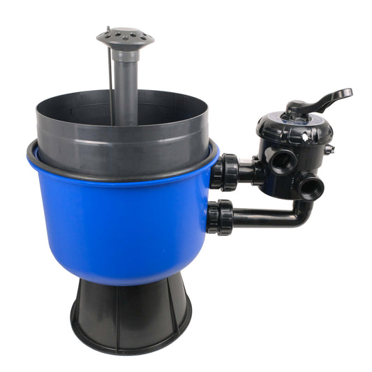 Pacific 400 mm teilbarer Sandfilter mit Side-Mount-Ventil